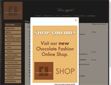 Tablet Screenshot of chocolatefashiononline.com